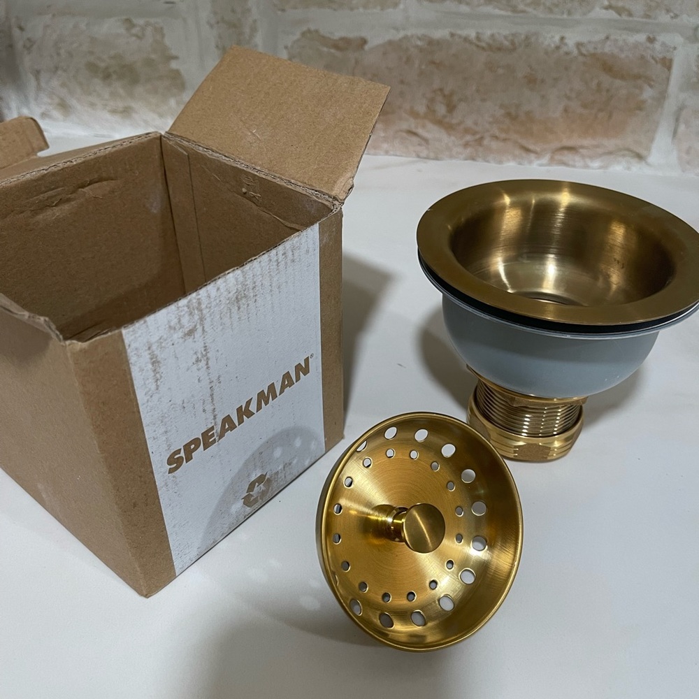 NEW Antique Brass sink Strainer for kitchen